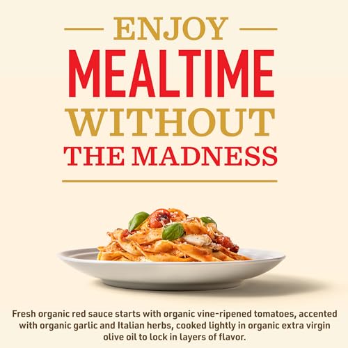 Image of Bertolli Organic marinara sauce, Organic pasta sauce, 24 oz (Pack of 6)