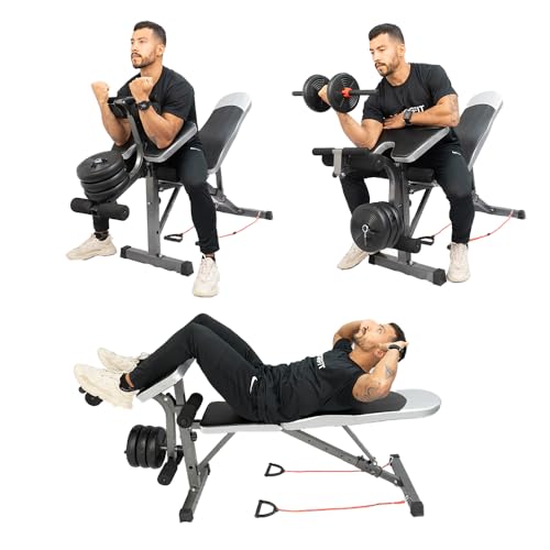 Banco Supino Regulável Cadeira Extensora e Scott Yangfit