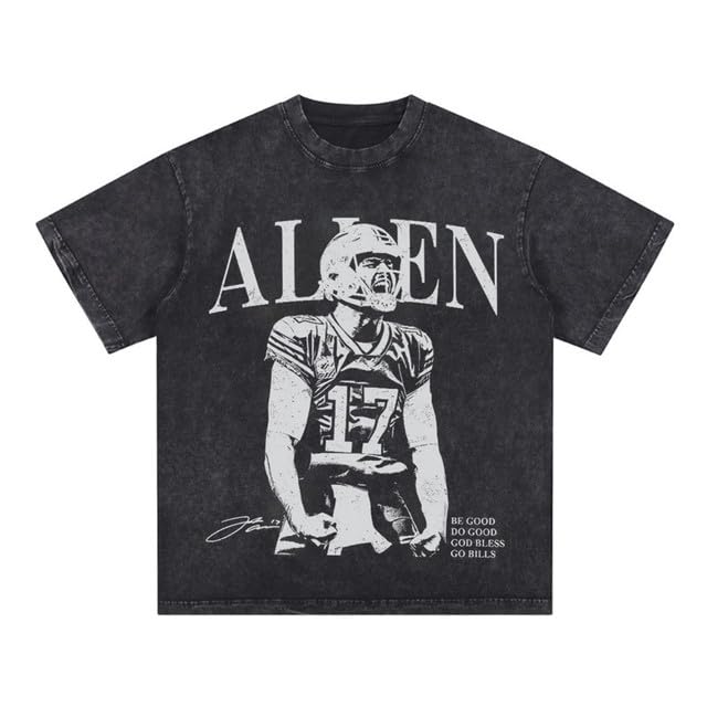 Josh Vintage Shirt Allen Retro Rap Tee Game Day Shirt Football Top