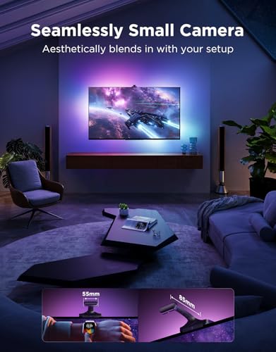 Lighting Govee TV Backlight 3 Pro with HDR Triple Camera, 16.4ft 5-in-1 RGBWWIC LED Strip Lights That Change with 75-85 Inch TVs, 75LEDs/m, Supports AI Filter, Smart App and Voice Control, DreamView Sync SmartThings Compatible Lighting Govee TV Backlight 3 Pro with HDR Triple Camera, 16.4ft 5-in-1 RGBWWIC LED Strip Lights That Change with 75-85 Inch TVs, 75LEDs/m, Supports AI Filter, Smart App and Voice Control, DreamView Sync SmartThings Compatible