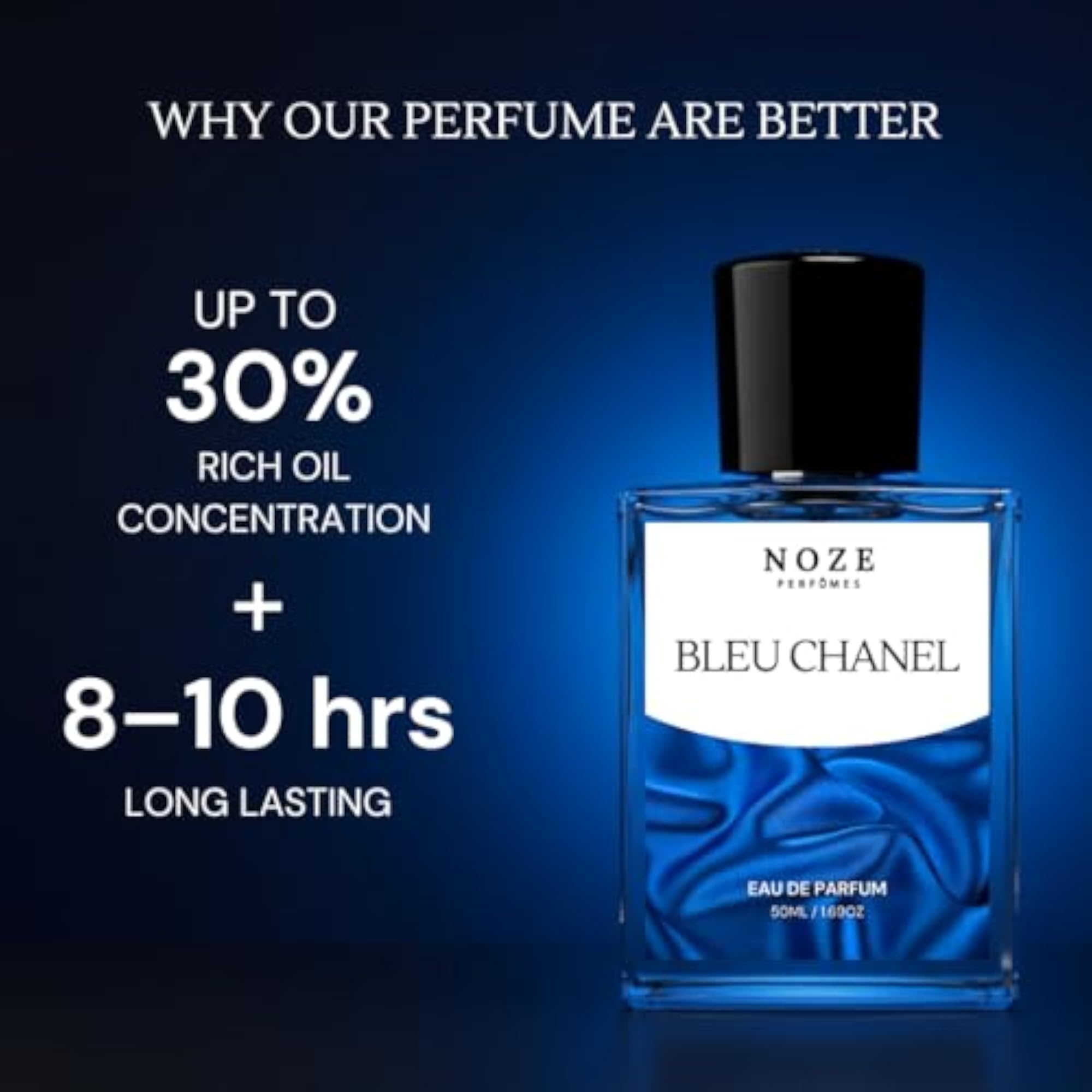 Men's Woody Aromatic Citrus Blue Chenel Eau de Parfum