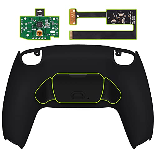 eXtremeRate Programmierbares Rise Remap Kit für ps5 Controller BDM-010,Rückseite Hülle/Case Knöpfe/Tasten für Playstation 5 Controller(Schwarz)-Controller Nicht im Lieferumfang enthalten