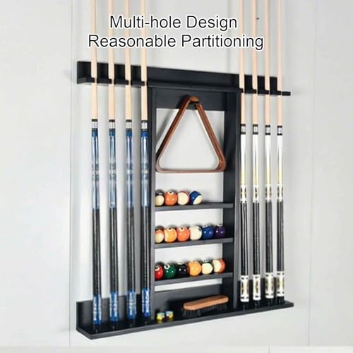 Rangement mural pour queues de billard pour éviter l'encombrement - 6