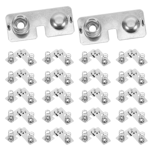 Resorte de batería AA de acero inoxidable antioxidante para proyectos eléctricos, 100 clips