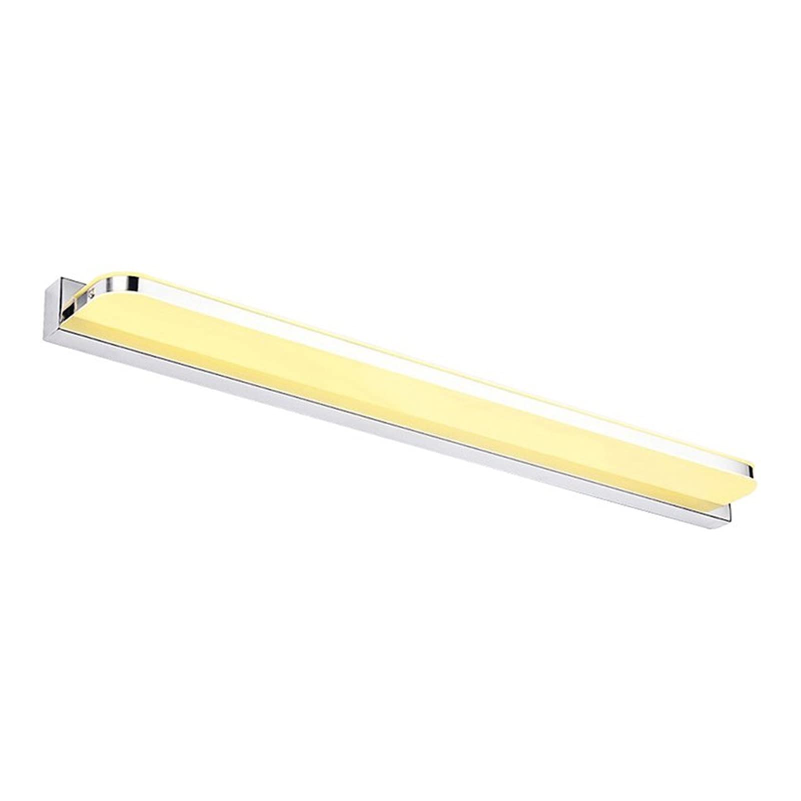 Lámparas de baño LED sobre espejo, aplique moderno de acero inoxidable, accesorios de luces de pared, luz diurna, iluminación de tocador para maquillaje, lámpara de pared moderna Comfortable