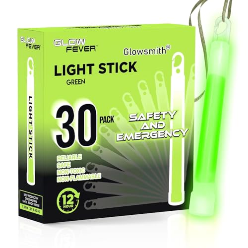 Glow Fever Bâtons fluorescents en vrac, bâtons lumineux militaire...