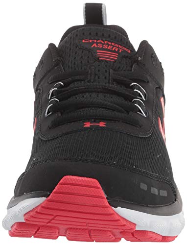 image for Under Armour Men's Charged Assert 8, Black (007)/Versa Red, 7