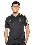 Official club details adidas Real TR JSY Camiseta de Manga Corta, Hombre, Black/Dark Football Gold, XL