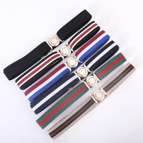 Stretch Elastic Waist Belt with Buckle - Women/Men Adjustable Jean Belt for Jeans, Dresses & Blouse2