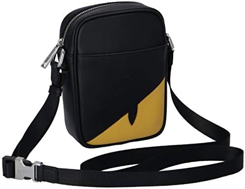 Amazon Fendi フェンディ バッグ メンズ I See You Grace ショルダーバッグ Nero Sunflower 7va456 za F0r2a 並行輸入品 ショルダーバッグ