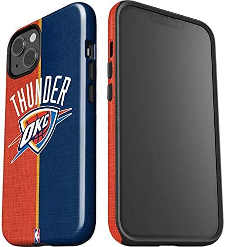 Skinit Impact Phone Case Compatible with iPhone 13 - Officially Licensed NBA OKC Thunder Split Design