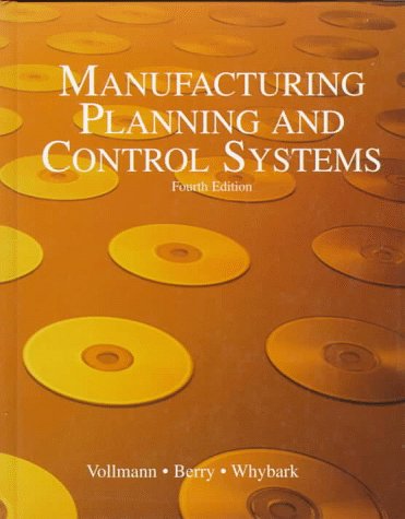 Manufacturing Planning and Control Systems 0256138990 Book Cover