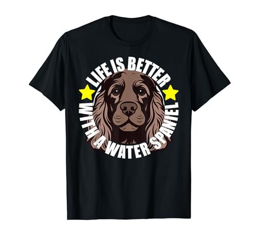 Life Is Better With an American Water Spaniel Cute Dog Lover T-Shirt for Men Women Kids
