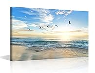 Framed Wall Art Size - 12x18inch (30x45cm) Excellent quality - The canvas of wall art has no smell of oil painting, and has the highest durability. Adopt advanced and excellent canvas printing technology can ensure that the image is clear and realist...