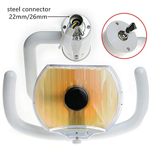 50W Dental Halogen Oral Exam Lamp Shadowless Light 22mm for Dental Unit Chair - Thumbnail 2