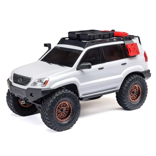 Axial RC Truck SCX24 Lexus GX470: 1/24 4WD RTR (Everything Needed to Run is Included), White,...