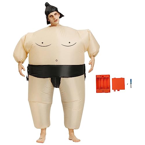 Costume de lutteur gonflable drôle en polyester imperméable - 6