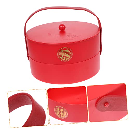 Abaodam Caixa De Doces Bandeja Decorativa Caixa De Lanche Recipiente Recipiente De Plástico Bandeja