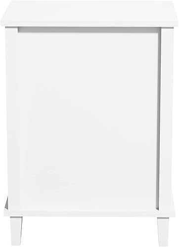 Miniatura 7 de Mesita de noche de madera para dormitorio con 1 cajón y 1 compartimento abierto (blanco) Blanco,Blanco+rosa,https://www.amazon.com/dp/undefined