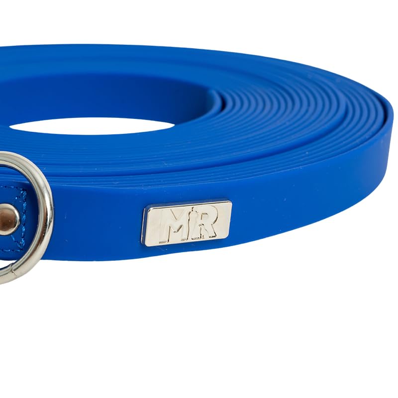 Martin Rütter – Hundeleine Schleppleine SoftVinyl 19mm breit Kobaltblau 10m lang – Dog Leash Wasser- & schmutzabweisend – Robuste Leine aus weichem PVC für Hunde – Pflegeleicht, hygienisch & UV-fest