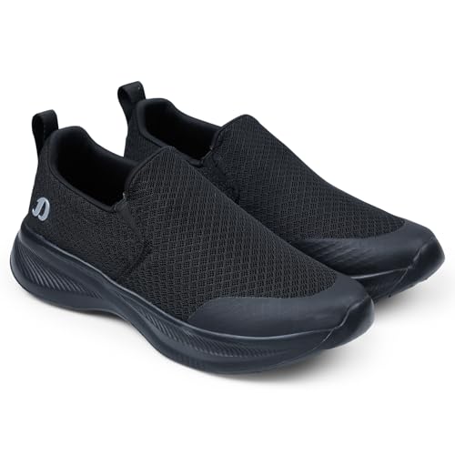 Image of DOCTOR EXTRA SOFT Men's Running & Walking Shoes| Lightweight Comfortable Slip-On Sports Sneakers, Memory Foam Cushion, Breathable Mesh, Anti-Slip Flexible Gym Training Gents Boys D-2011