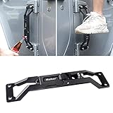 Door Hinge Step Aluminum Alloy Folding Foot Peg with Corkscrew for 2007-2021 Jeep Wrangler JK JKU JL...