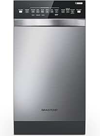 Lava-Louças 10 Serviços Brastemp Cor Inox com Ciclo Pesado - BLF10BR 110V