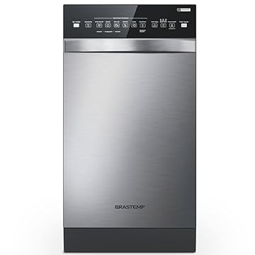 Lava-Louças 10 Serviços Brastemp Cor Inox com Ciclo Pesado - BLF10BR 110V