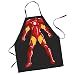 ICUP Marvel - Iron Man Character Kids 100% Cotton Black Apron