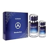 Mercedes-Benz For Men Ultimate Giftset - Eau de Parfum for Men - Long Lasting Mens Cologne - Amber, Patchouli Cologne for Men - Perfume for Men - 2 Pc