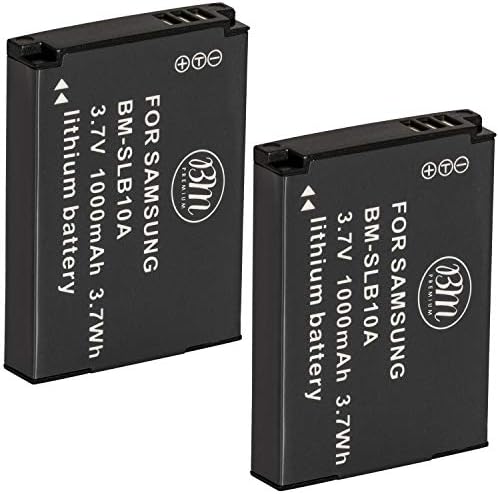 Big Mike's SLB-10A Batteries for Select Samsung Digital Cameras Pack of 2