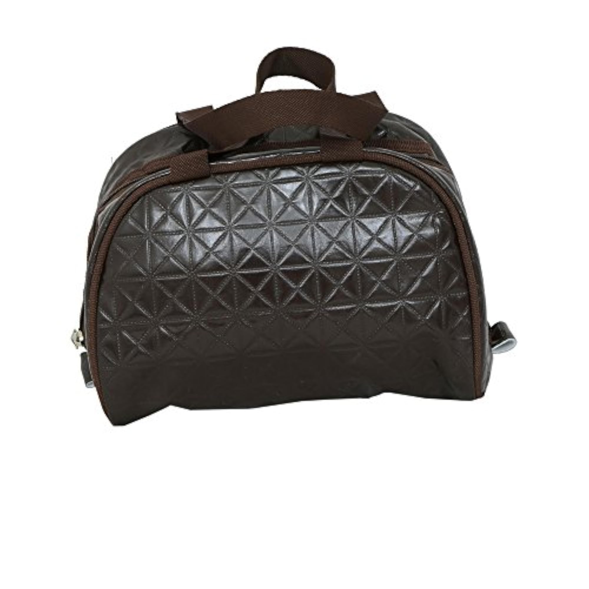 Leather 18 cms Brown Travel Bag