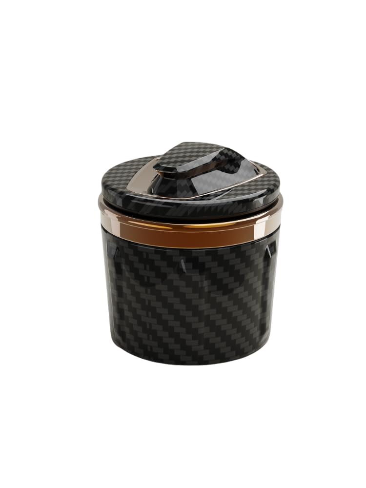 R-timer Car Ashtray for Alfa Romeo Giulietta Stelvio 4C Tonale Giulia, Auto Ash Tray Portable Cigarette Cylinder Smokeless Ash Holder Odourless Windproof Container