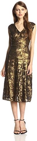 Tracy Reese Women's Sequin and Lace Midi Dress