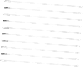Tofficu Mini Acessórios 10 Pçs 17 Haste De Persiana Veneziana Abridor De Cortina Ganchos Para Cortinas Persianas Ganchos Varinha Cega Haste De Inclinação Para Janela Acessório Cego Mini