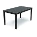Produktbild Mojawo Bistrotisch Kunststoff 138x80x72cm Anthrazit rechteckig Balkontisch Gartentisch Terrassentisch Outdoortisch Campingtisch