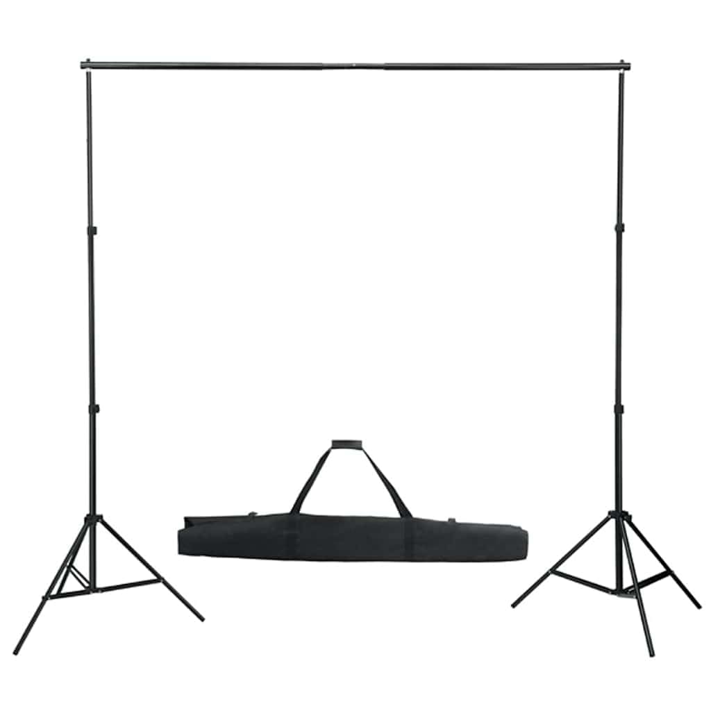 Set da studio fotografico con illuminazione, sistema di sfondo, luce da studio, softbox, luce LED dimmerabile, luce continua, lampada fotografica per fotografia di prodotti e ritratti, studio
