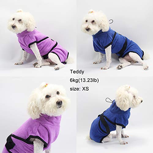 Serviette sèche rapidement en microfibre pour chiot et chat