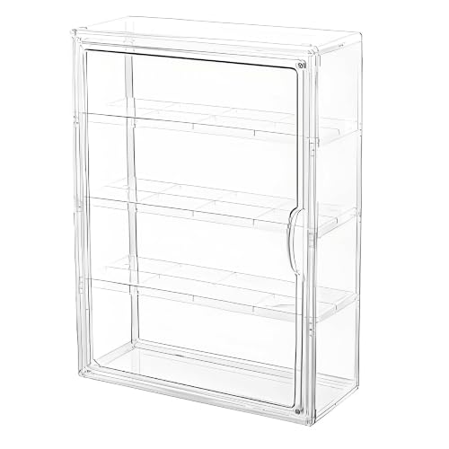 Image of BOHOIDEE 4 Tiers Clear Display Case for Figures, Acrylic Storage Organizers