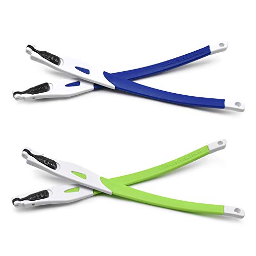 Varillas blancas Oakley Crosslink con gomas verde claro para uso diario