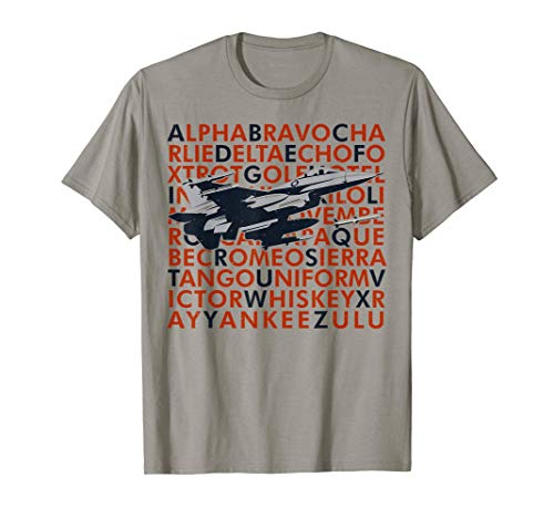Phonetic Alphabet Pilot Airplane Aviation Vintage Gifts Men Maglietta