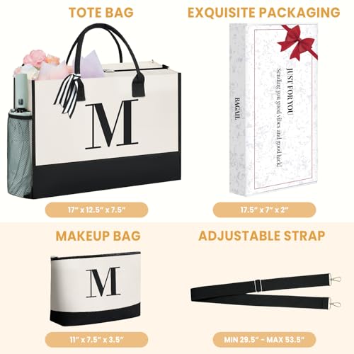 Bolso Tote Personalizado con Inicial para Mujer miniatura 3