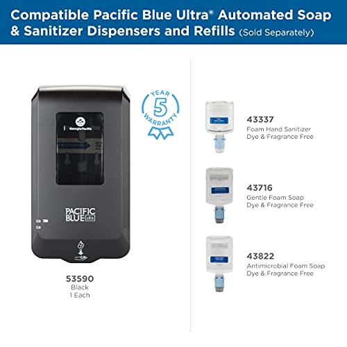 Georgia-Pacific-53590 Pro Pacific Blue Ultra Automated Soap Dispenser, 1, Black #TOP5