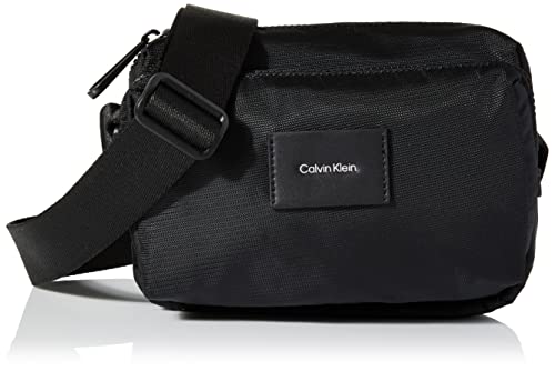 Calvin Klein Must T-Bolsa para cámara con Paquete, Cruces para Hombre, CK Negro, Talla única