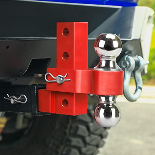YITAMOTOR Adjustable Trailer Hitch Ball Mount Aluminum Shank
