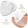 2Pcs Wax Warmer Replacement Dish, Replacement Wax Heating Tray, 4.5in Glass Aromatherapy Tray Candle Heating Bowl for Therapy Lamp Electric Lamps Oil and Tart