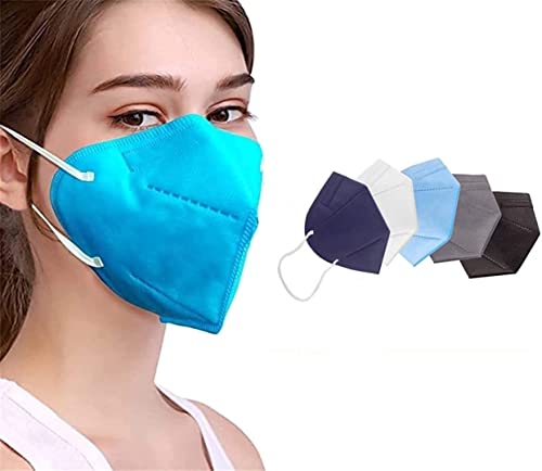 Image of Present Combo of N95 Mask 5-Layered Filtration with Meltblown, Reusable & Washable (Multicolor)