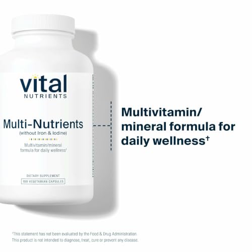 Vital Nutrients Multi-Nutrients No Iron or Iodine