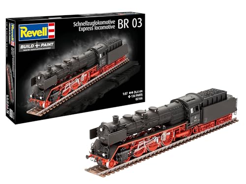 Revell 02166 Standard express locomotive 03 class with tender 1:87 Scale Unbuilt/Unpainted Plastic Model Kit