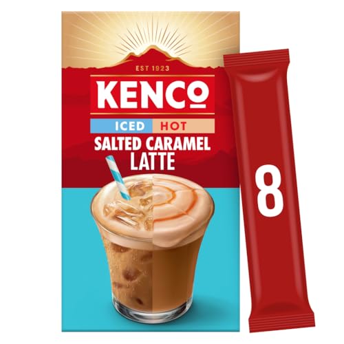Kenco Sachets de café glacé au caramel salé chaud 8 x 20,3 g 8 ea